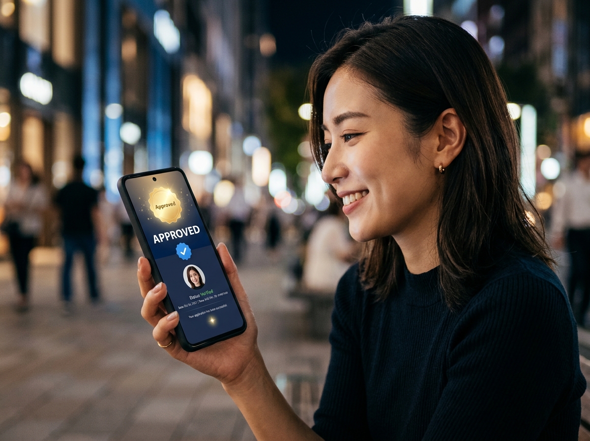 **甜心私覓 (Wish) 平台的官方形象畫面,簡潔高級的使用者介面,上方的審核通過徽章閃耀著金色光